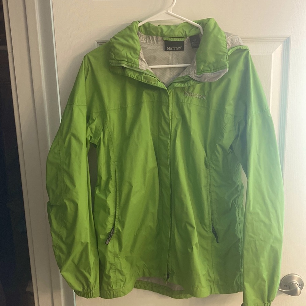 Green Rain Jacket